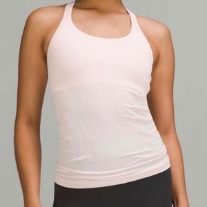 Strawberry Milk Shake Lululemon Yoga Ebb To Street Tank Top